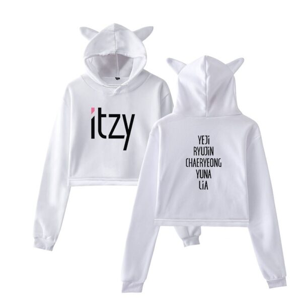 Itzy Cropped Hoodie