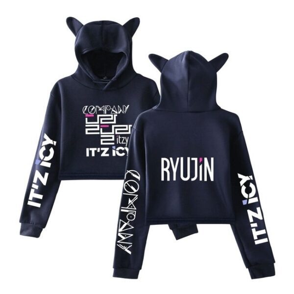 itzy cropped hoodie