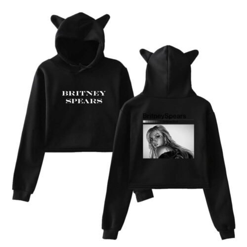 Britney Spears Cropped Hoodie #2