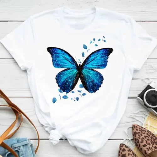 Colorful Butterfly T-Shirt #2