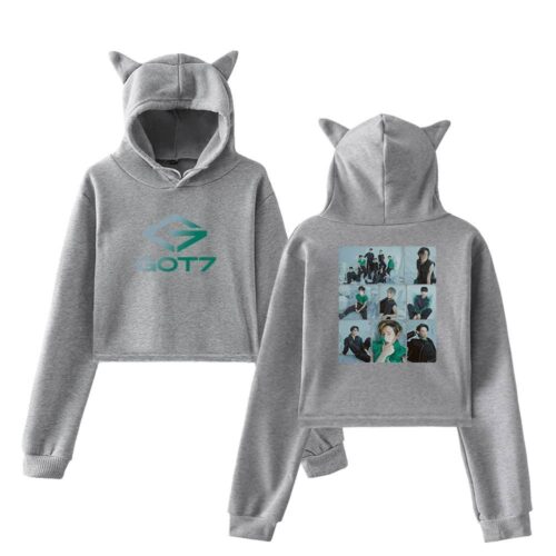 Got7 Cropped Hoodie #3