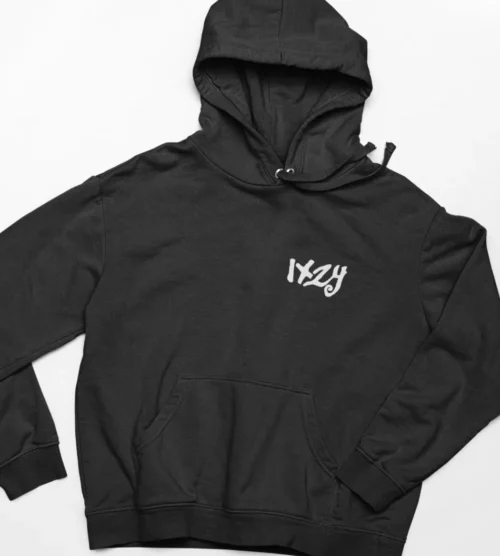 ITZY Black Wordmark Hoodie