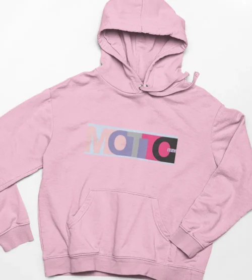 ITZY Pink Motto Marquee Hoodie