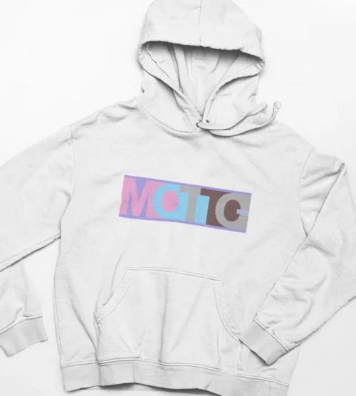 ITZY Cream Motto Marquee Hoodie