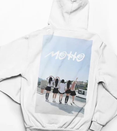 ITZY White Motto Script Hoodie