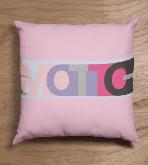 ITZY Motto Marquee Pillow Case