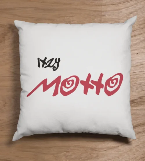 ITZY Motto Script Pillow Case