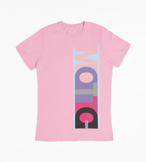 ITZY Pink Moto Column T-Shirt