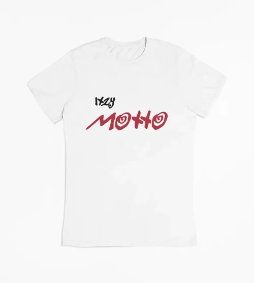 ITZY White Motto Script T-Shirt